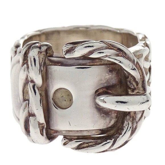 Hermes Ring Silver #51 #48 #8 195137 - Picture 1 of 8